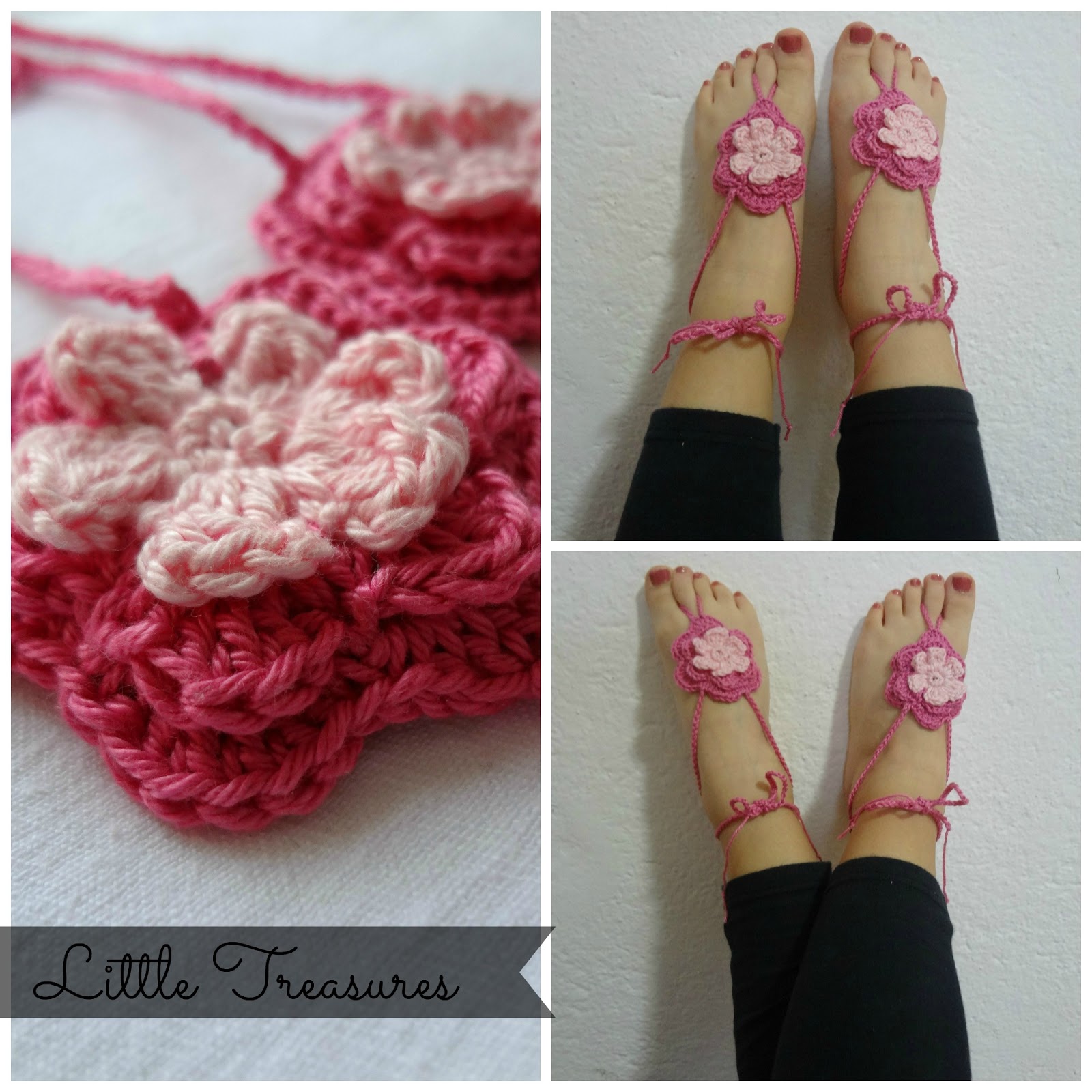 Little Treasures Crocheted Children's Anklet Pattern