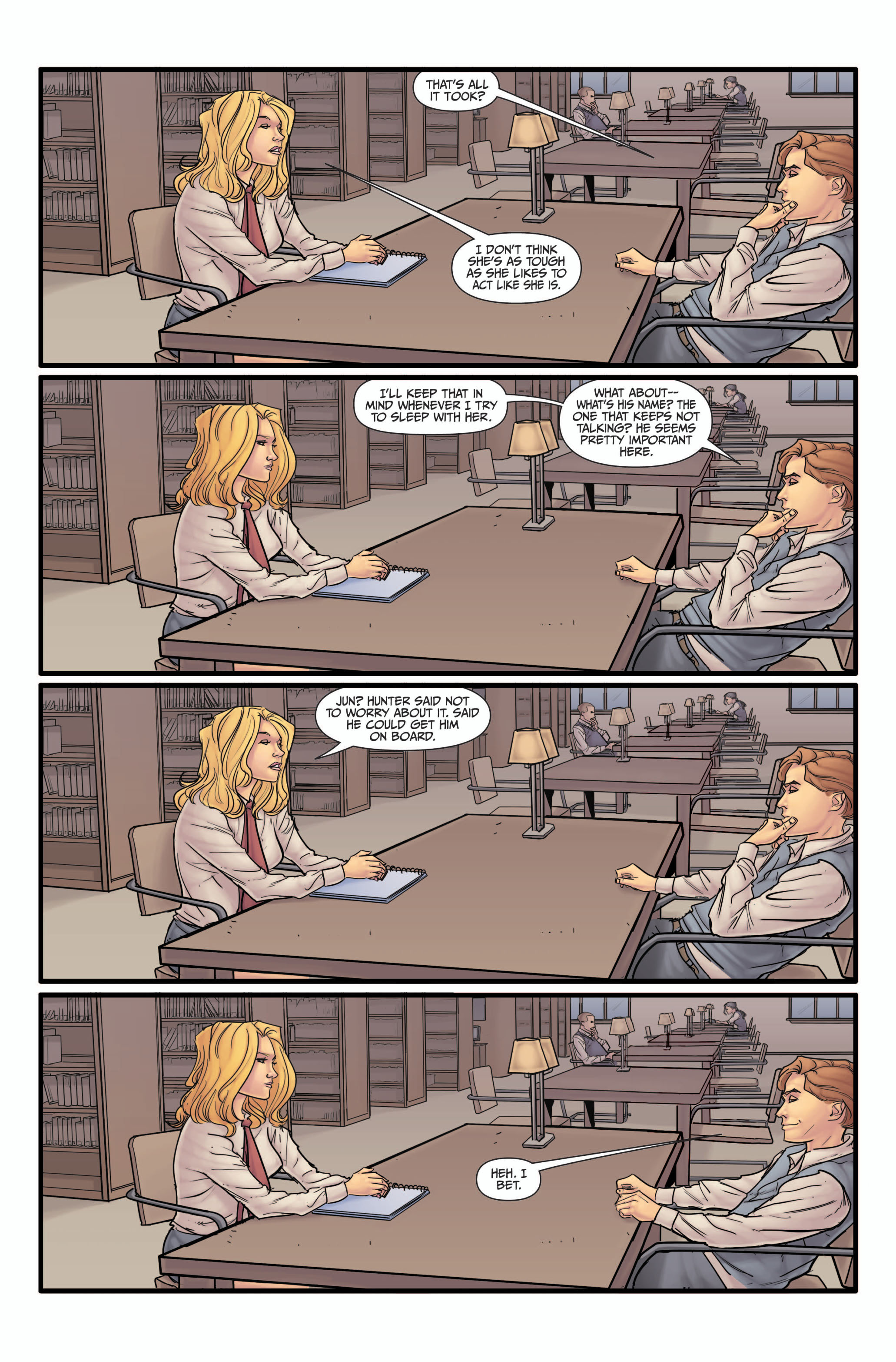 Read online Morning Glories comic -  Issue #4 - 8