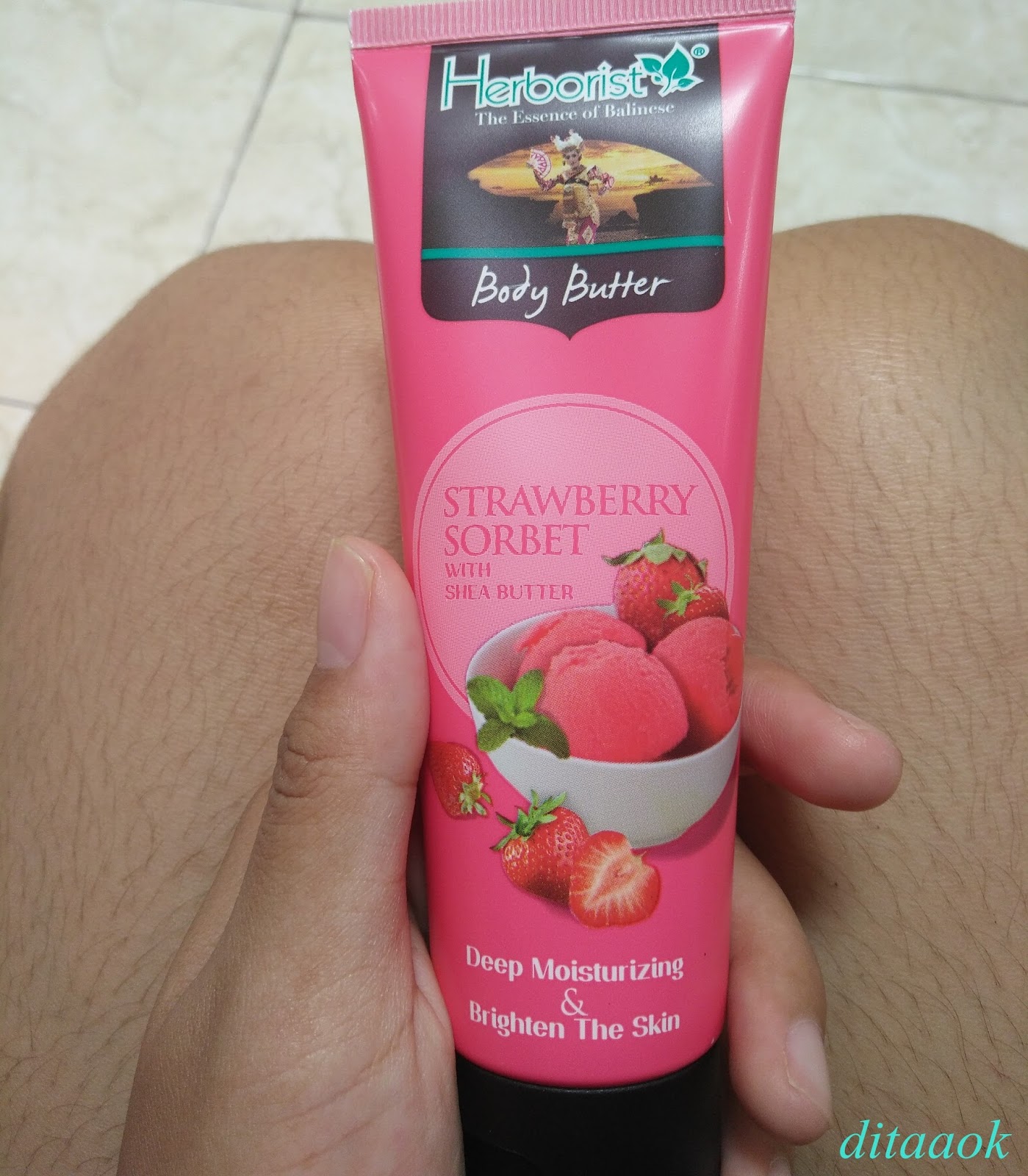 MINI REVIEW HERBORIST BODY BUTTER DITA OKTAVIANI