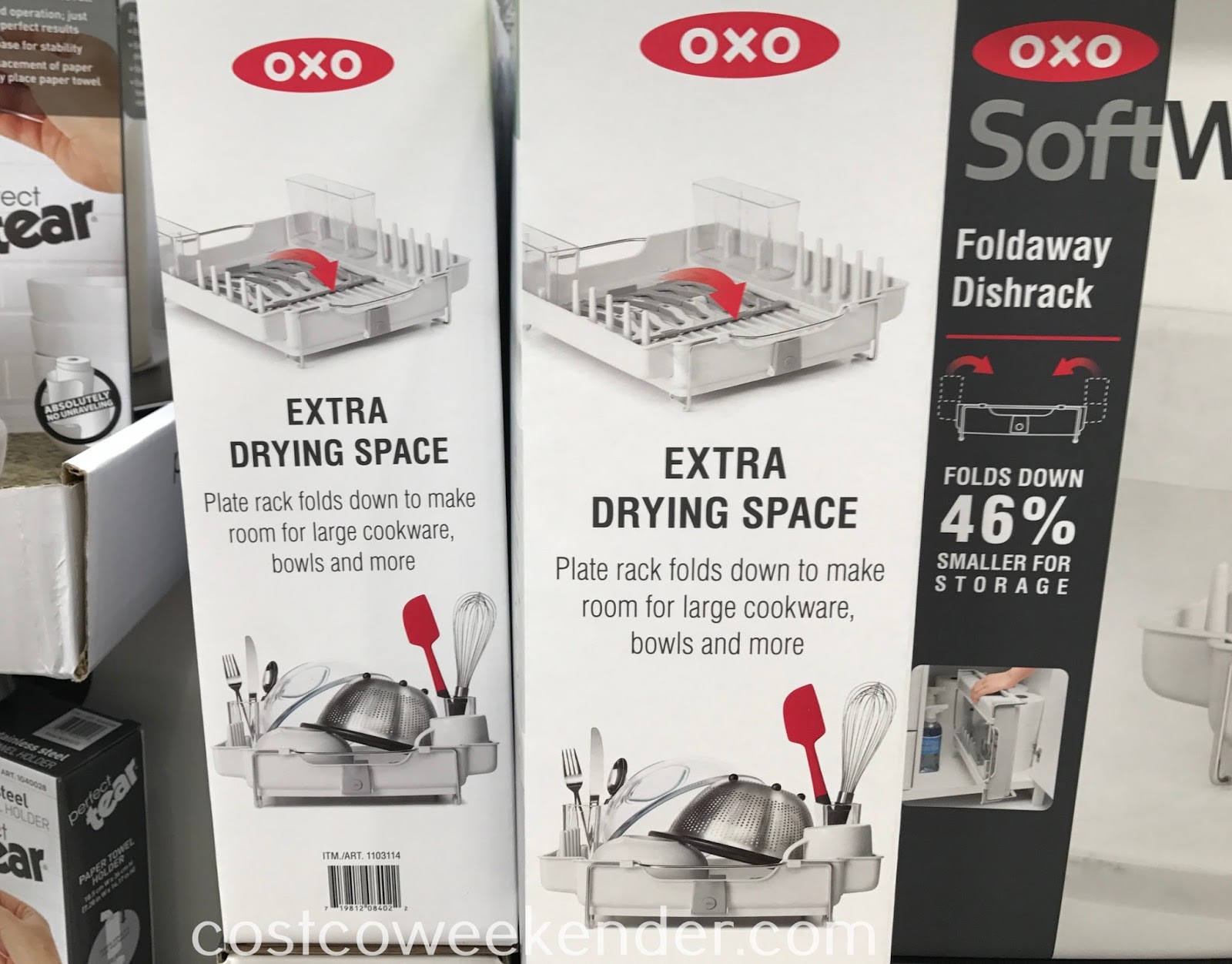 Oxo SoftWorks Foldaway Dishrack Costco Weekender