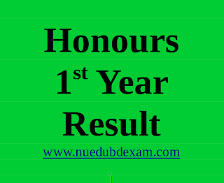 nu honours 1st year result cover nu honours 1st year result cover