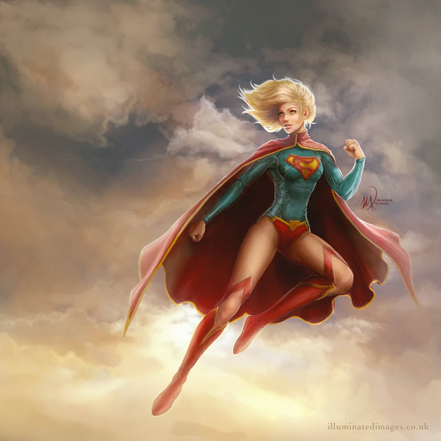 supergirl art