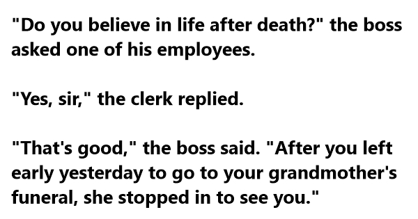 funny life after death jokes