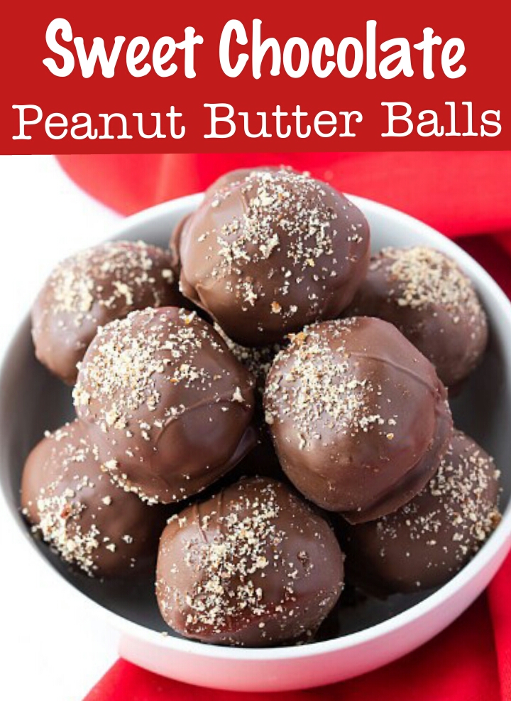 Sweet Chocolate Peanut Butter Balls BEAN GIRRAS