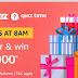 (16th December) Amazon Quiz Time-Answer & Win Rs 50,000