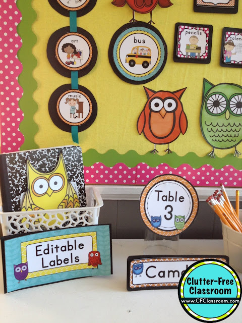 Owls Themed Classroom Ideas Printable Classroom Decorations