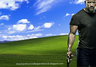 Dwayne Johnson Desktop Wallpapers The Rock Faster Action Movie in Beautiful Countryside Landscape Background