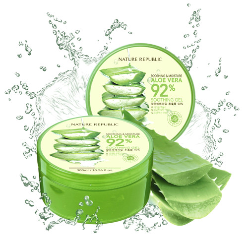 Nature Republic Aloe Vera 92% Soothing Gel - Snow White and the Pear
