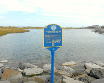 Hotel Anglesea Historical Marker in North Wildwood New Jersey