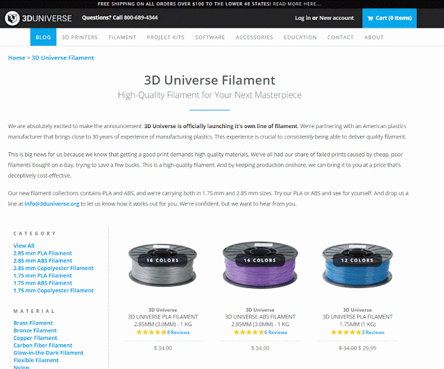 where to buy 3d printer filament