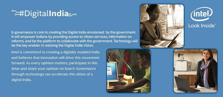 Intel's collaboration with Government of India in #DigitalIndia mission