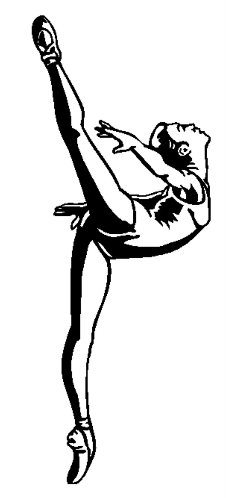 dance silhouette coloring pages - photo #32