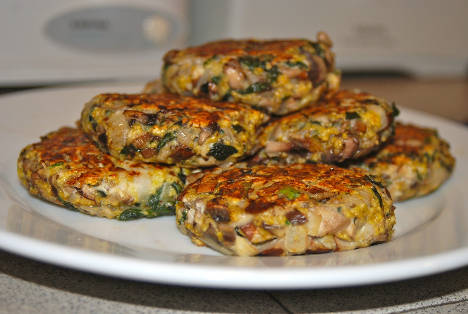 Savor The Moment MushroomKale Veggie Patties