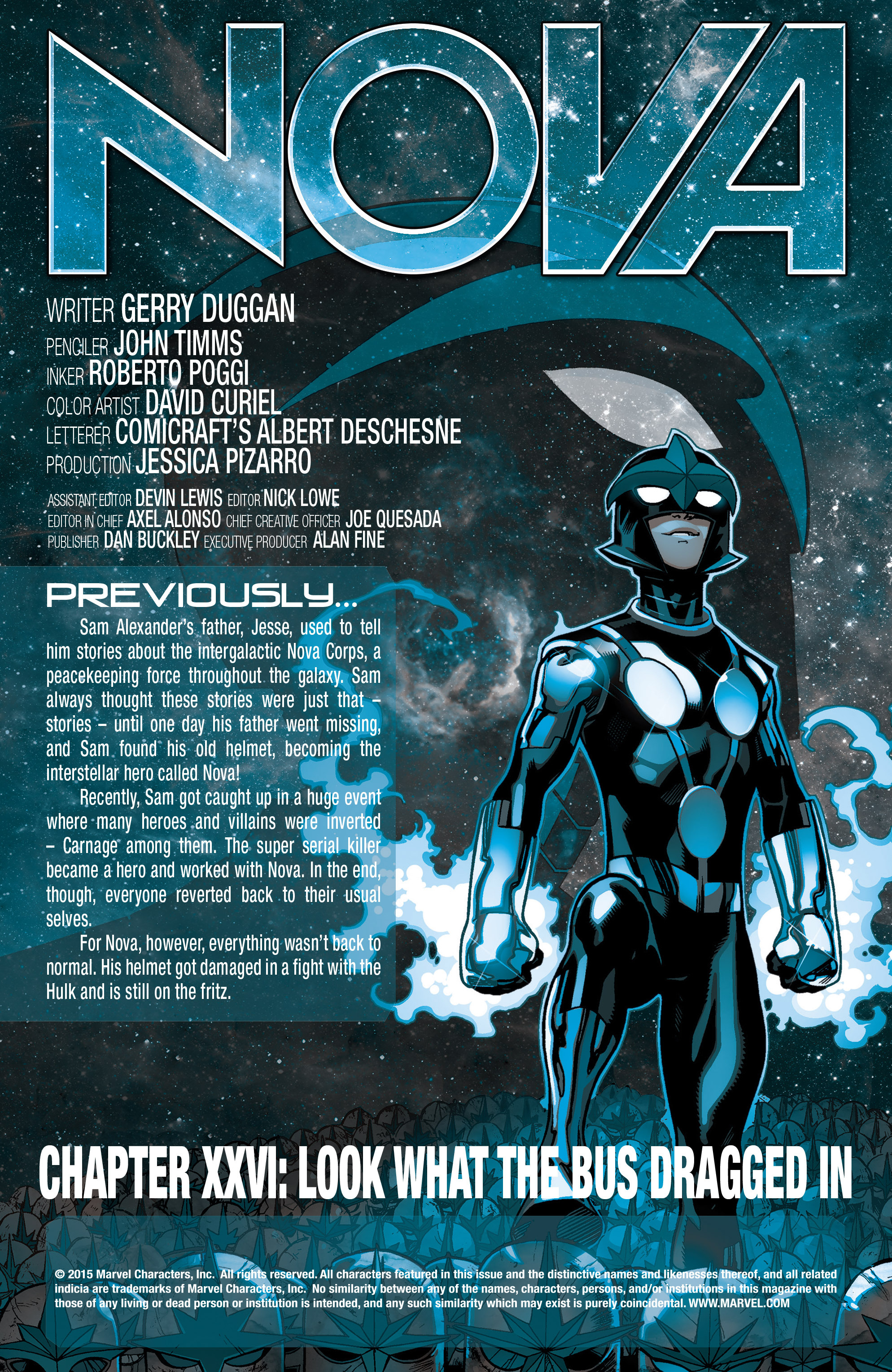 Read online Nova (2013) comic -  Issue #26 - 2