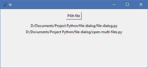 Cara Membuat Open File Dialog dengan Tkinter Python