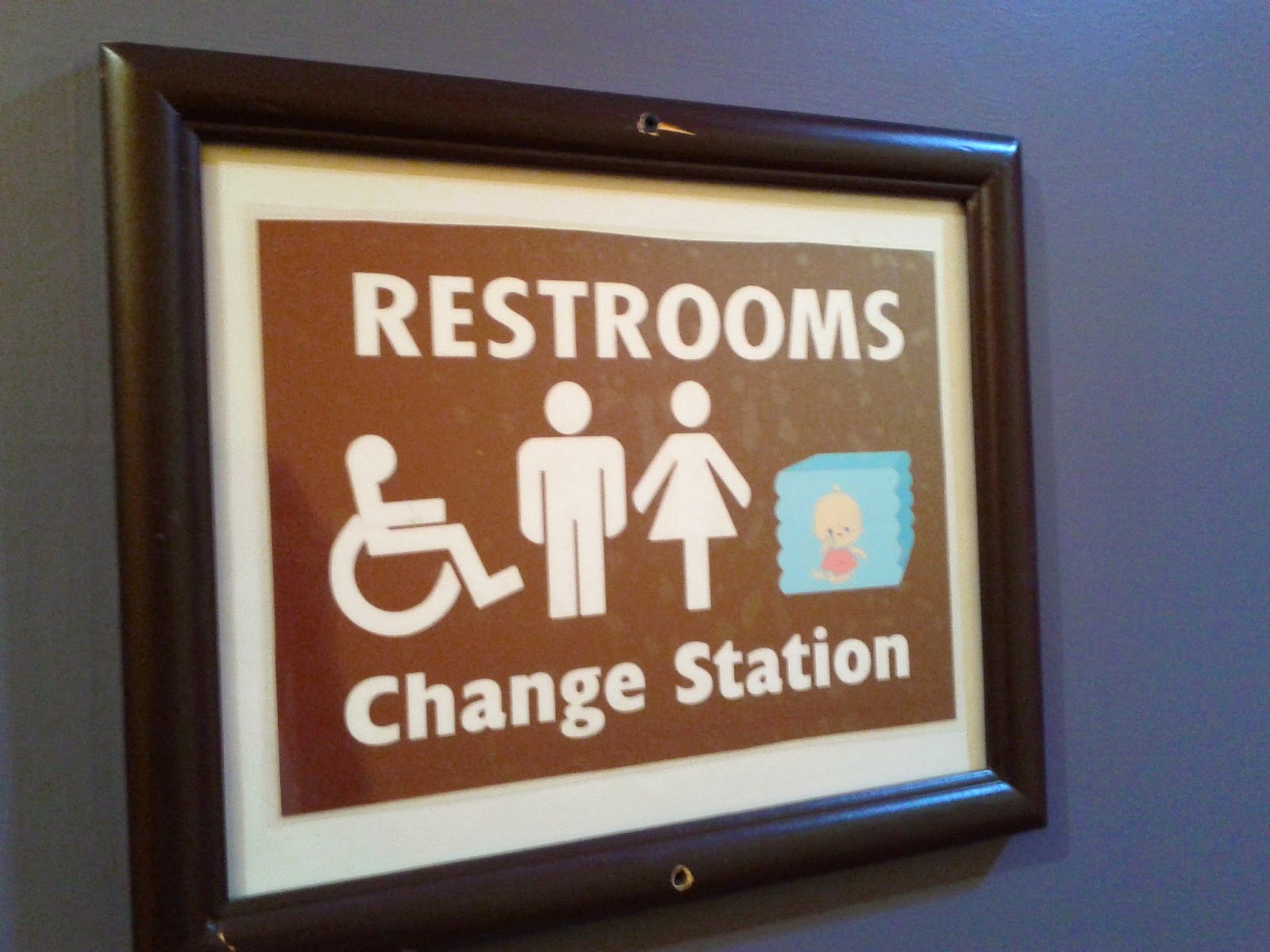 Toronto things Stock photo Restrooms change station