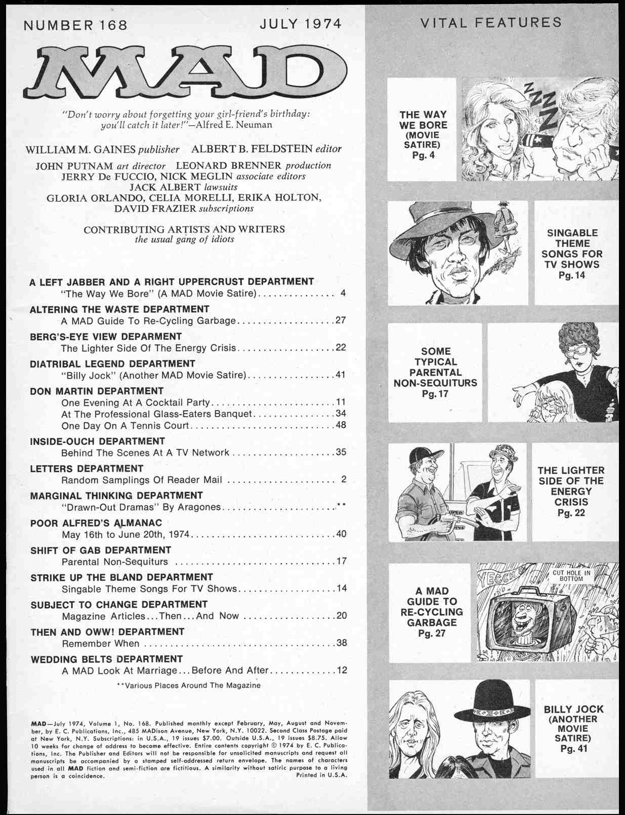 Read online MAD comic -  Issue #168 - 3