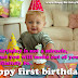 Top 30 Images happy birthday wishes for baby