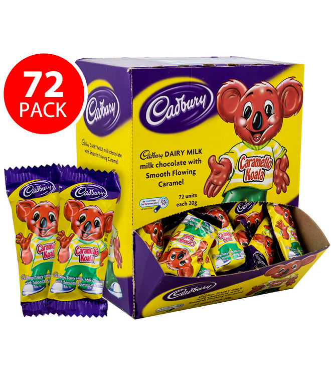 72 x Cadbury Caramello Koala 20g - Hook of the Day