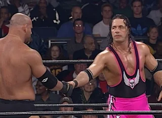 WCW Starrcade 1999 - Bret 'The Hitman' Hart defended the WCW title against Goldberg