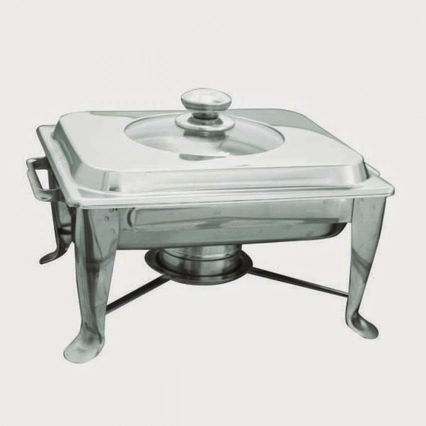 Half Size Chafing Dish with Window Glass Lid