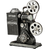 Máquina de filmagem antiga