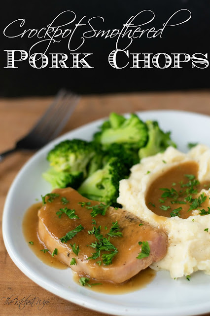 Crockpot Smothered Pork Chops Recipe - The Kitchen Wife