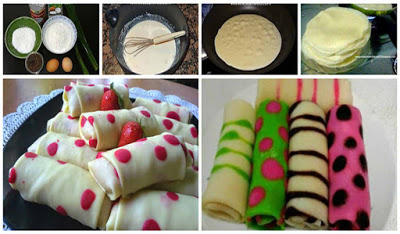 Aneka Resep Dadar Gulung Polkadot