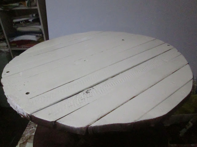 IMG 0155 - שולחן קפה מסליל חוטי חשמל