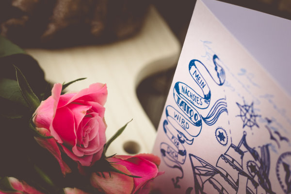 Karte zum Muttertag - Tattoo für Dich Karte zum Muttertag - Tattoo für Dich