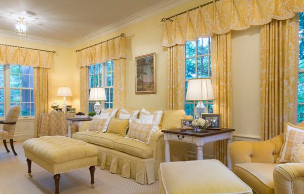 Desain Ruang Tamu Dengan Aksen Warna Kuning Rancangan Desain Ruang Tamu Dengan Aksen Warna Kuning Gambar Kbk Interior Design