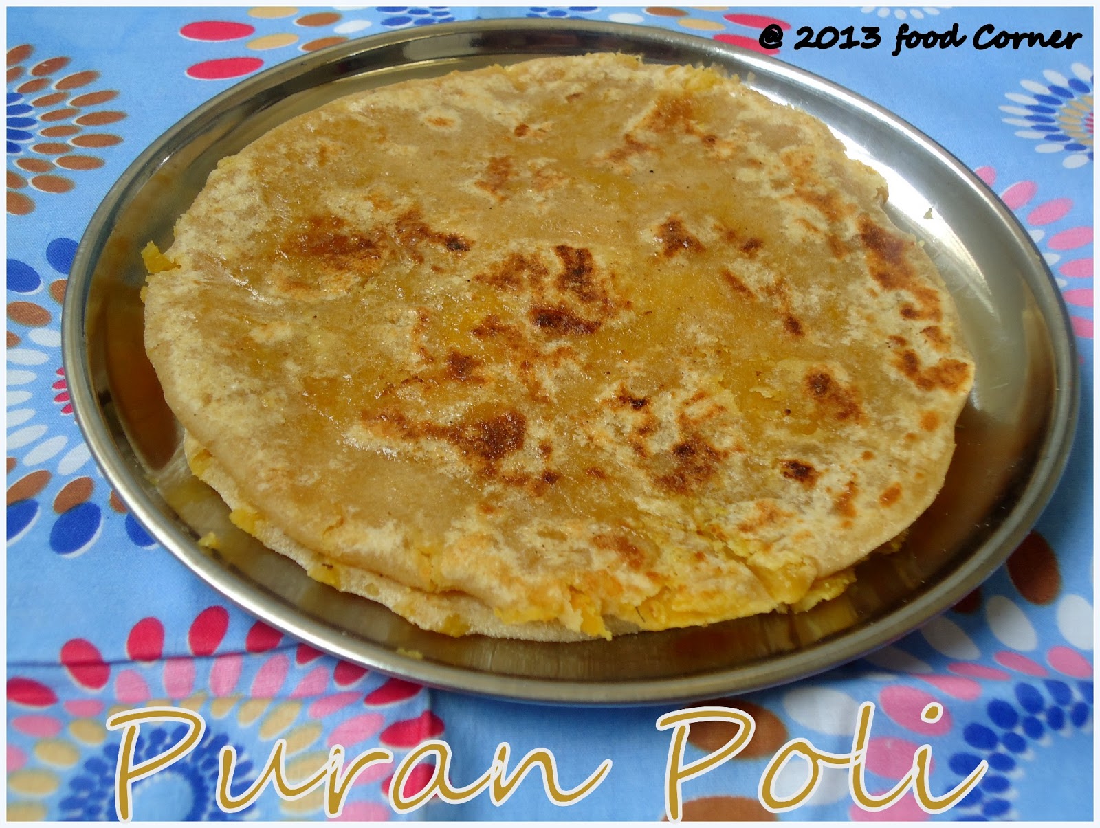 Puran Poli Recipe ~ Kiran's Food corner