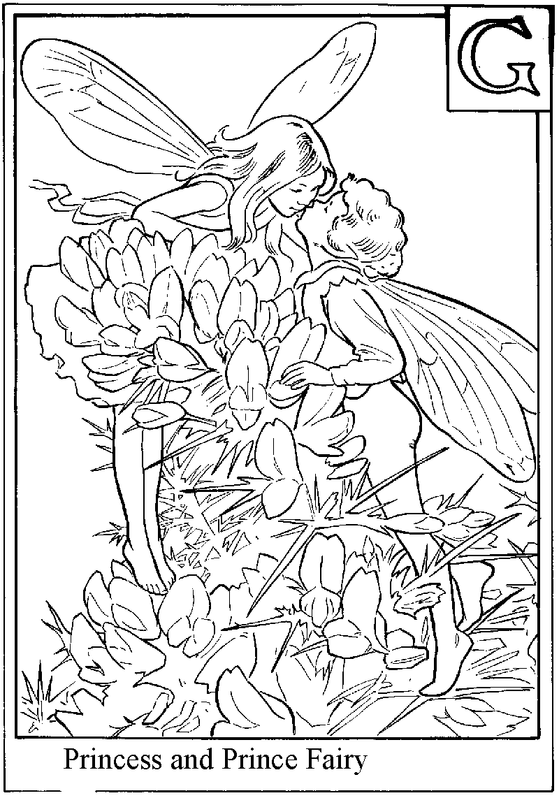 ice fairy coloring pages - photo #17