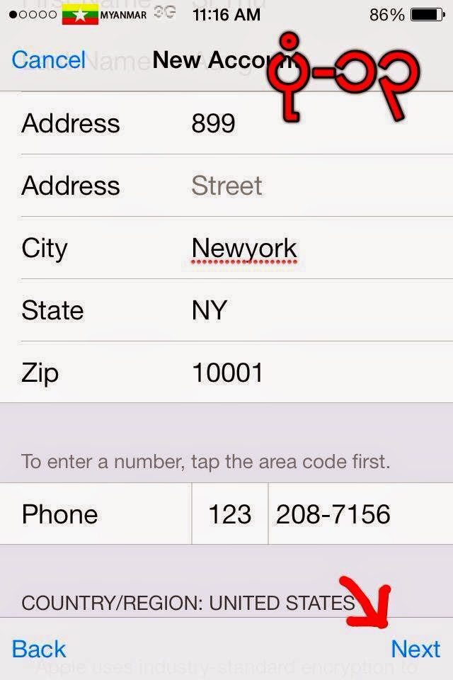 Apple ID ( Myanmar ) Free Apple ID For All ***မိမိ iPhone,iPad,iPod မ