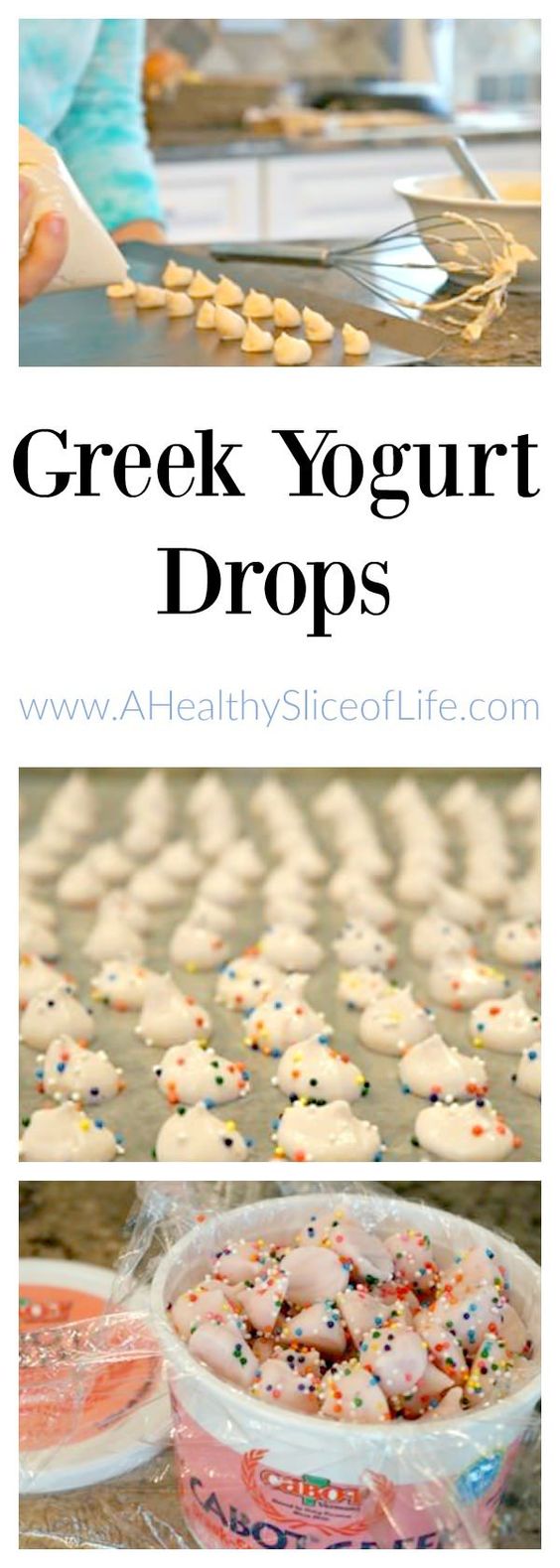KidFriendly Frozen Greek Yogurt Drops
