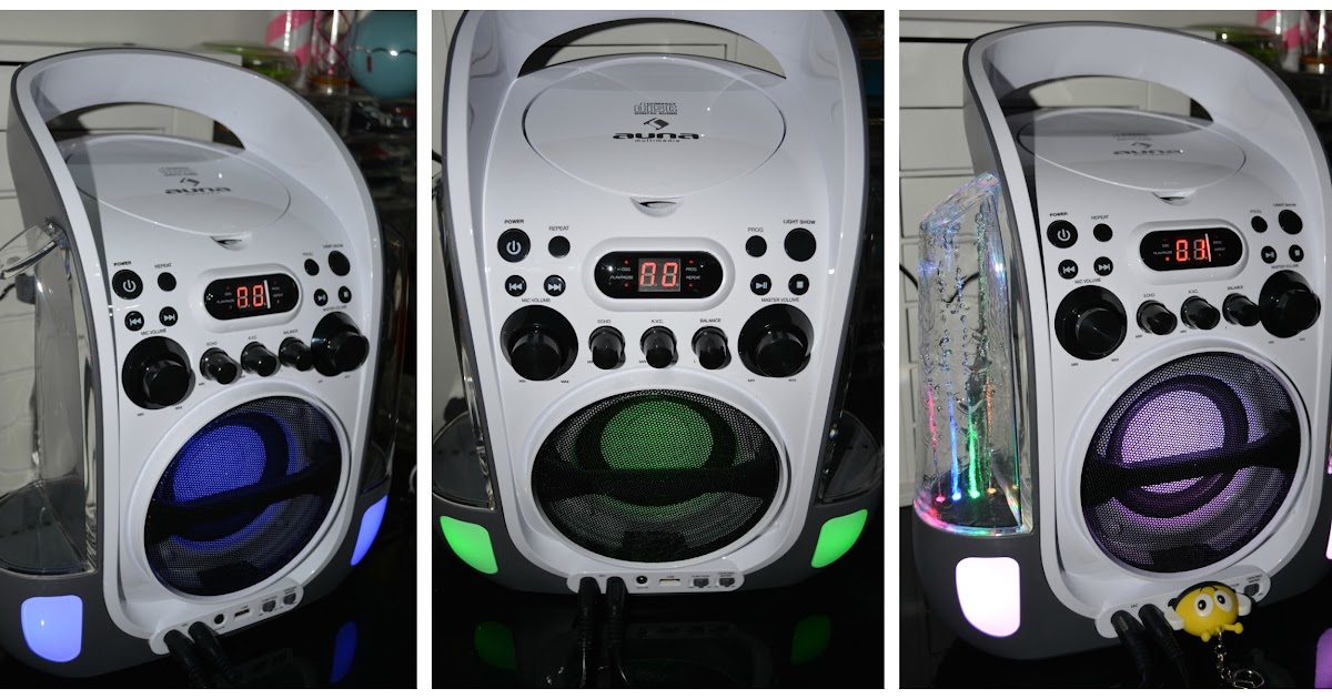 La Creatività di Anna!!! Karaoke Auna con giochi d'acqua luminosi