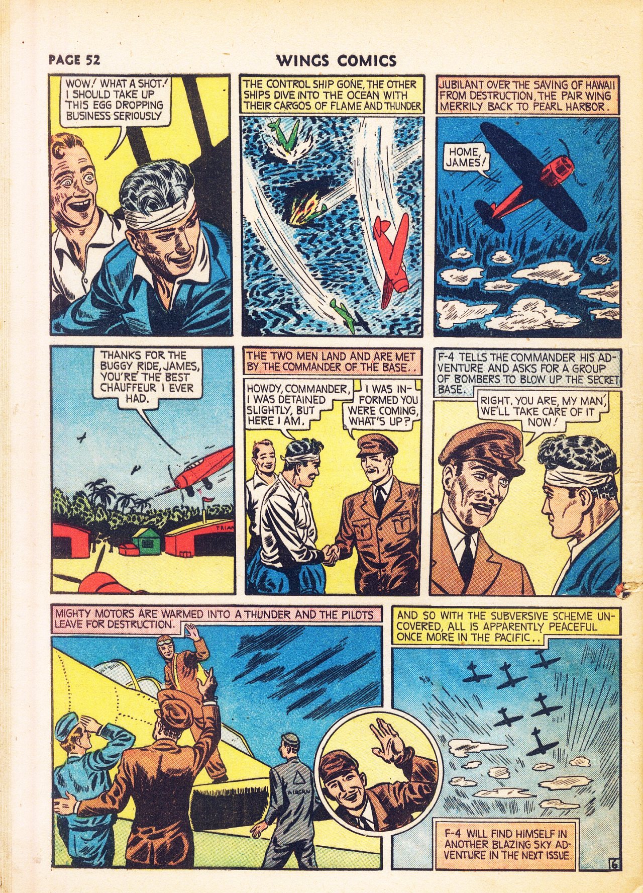 Read online Wings Comics comic -  Issue #8 - 54