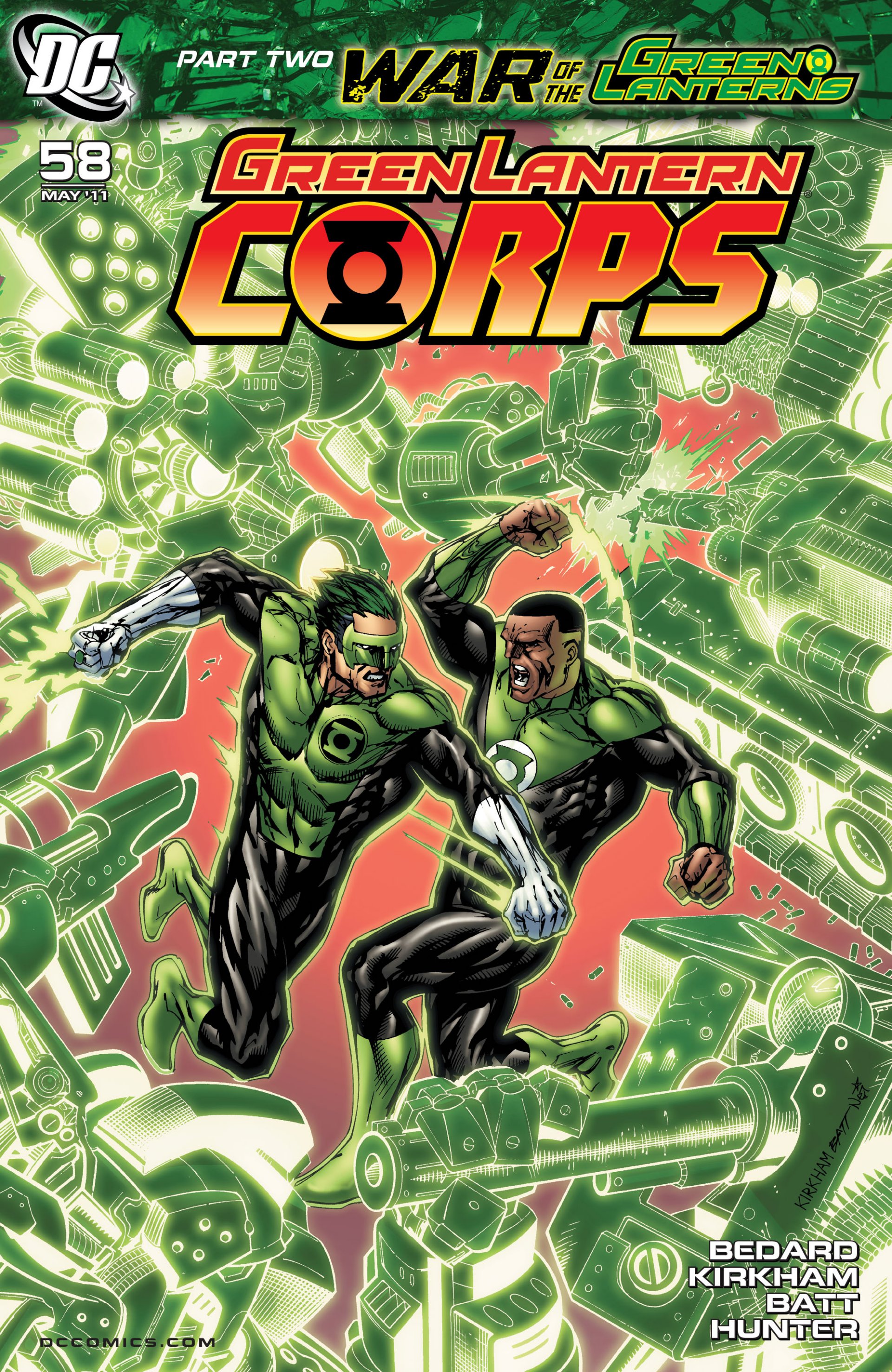 Read online Green Lantern Corps (2006) comic -  Issue #58 - 1