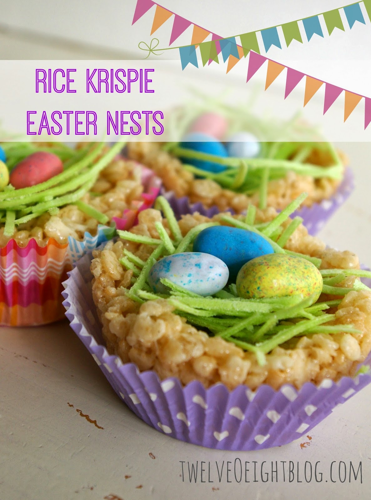 Rice Krispie Easter Nest Treats
