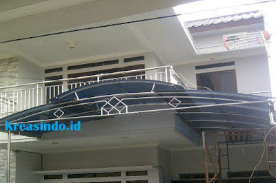 Harga Canopy Stainless Melengkung Model Terbaru