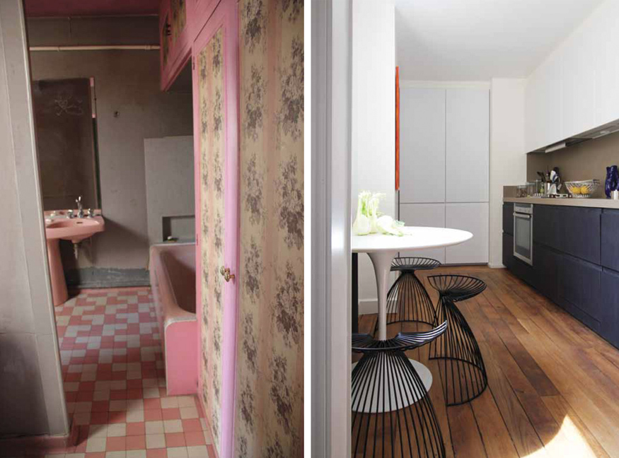 20 Paris Apartment Renovation Before and After Stories {A+B Kasha ...