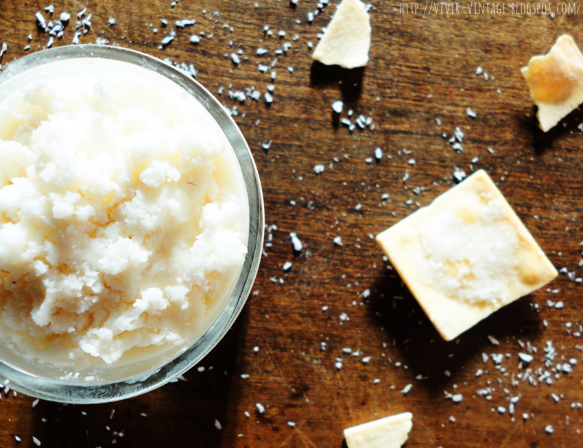 manteca de coco casera