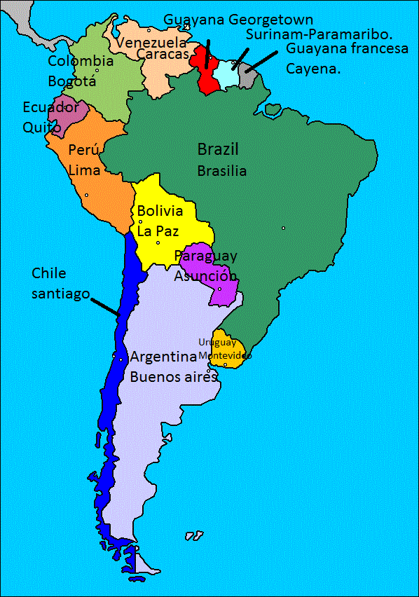 Revuelta, Ortiz y Cía.: América del Sur.