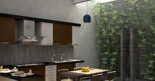 Desain ruang terbuka di dalam rumah minimalis