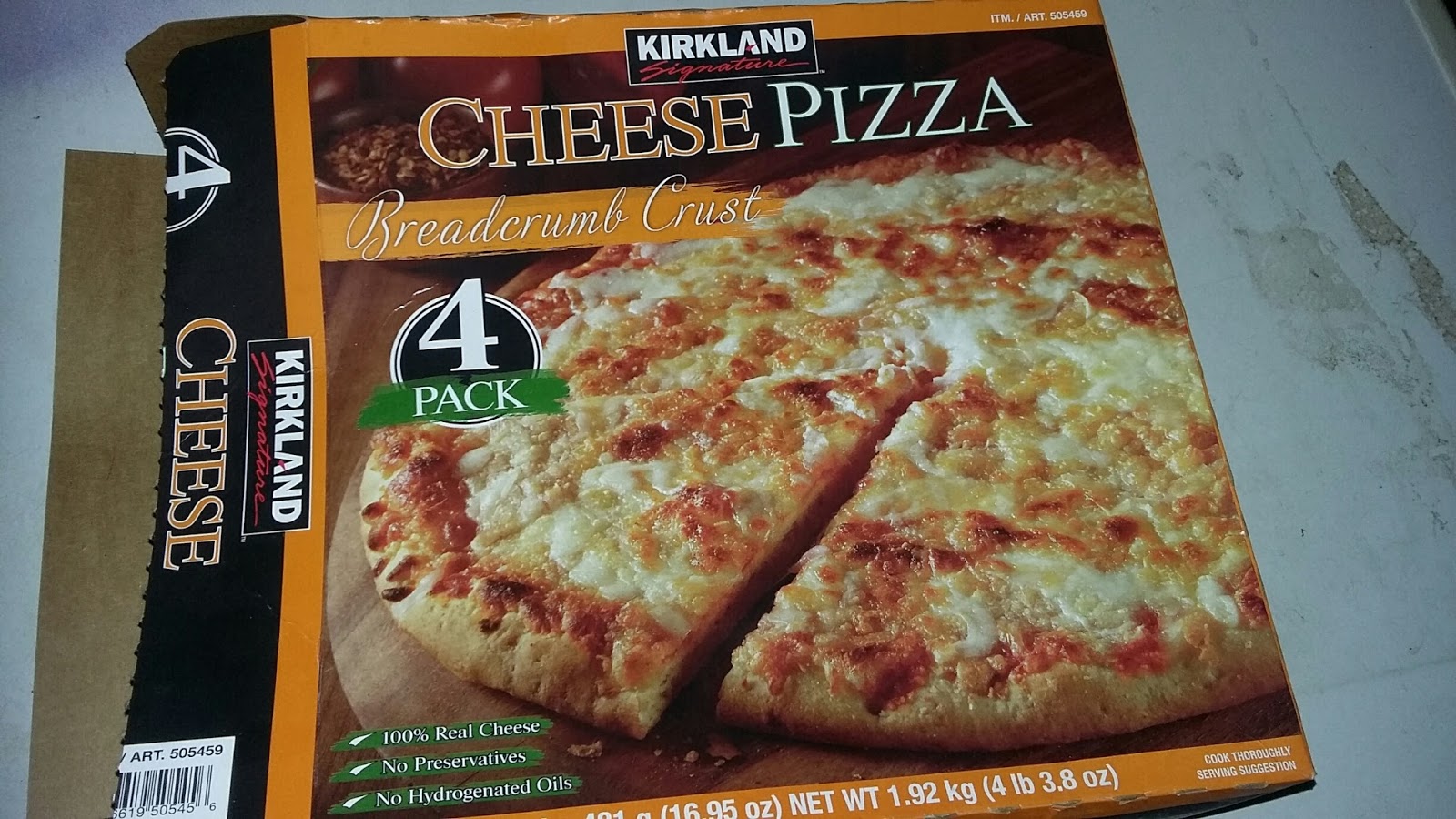 Review Of Kirkland Signature Cheese Pizza