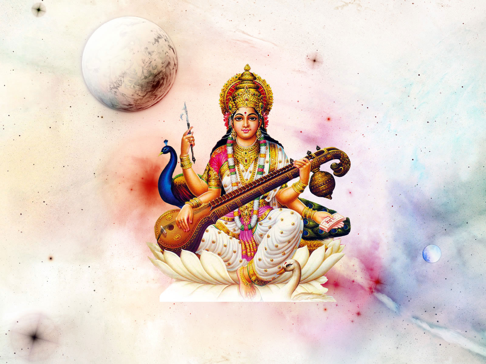 Maa Saraswati Hindu Goddess Saraswati HD Images | God Wallpaper