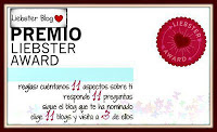 Octubre - 2012: Premio LIEBSTER AWARD