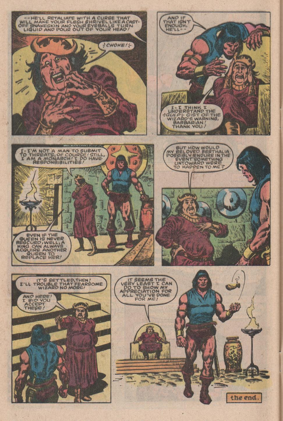 Read online Conan the Barbarian (1970) comic -  Issue #157 - 23