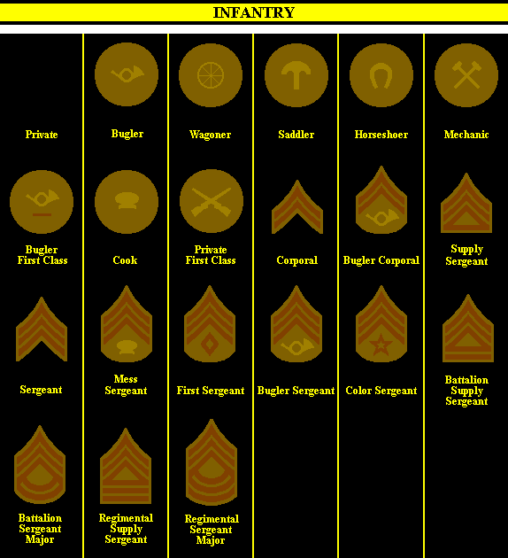 116th Infantry Regiment Roll of Honor Army Rank