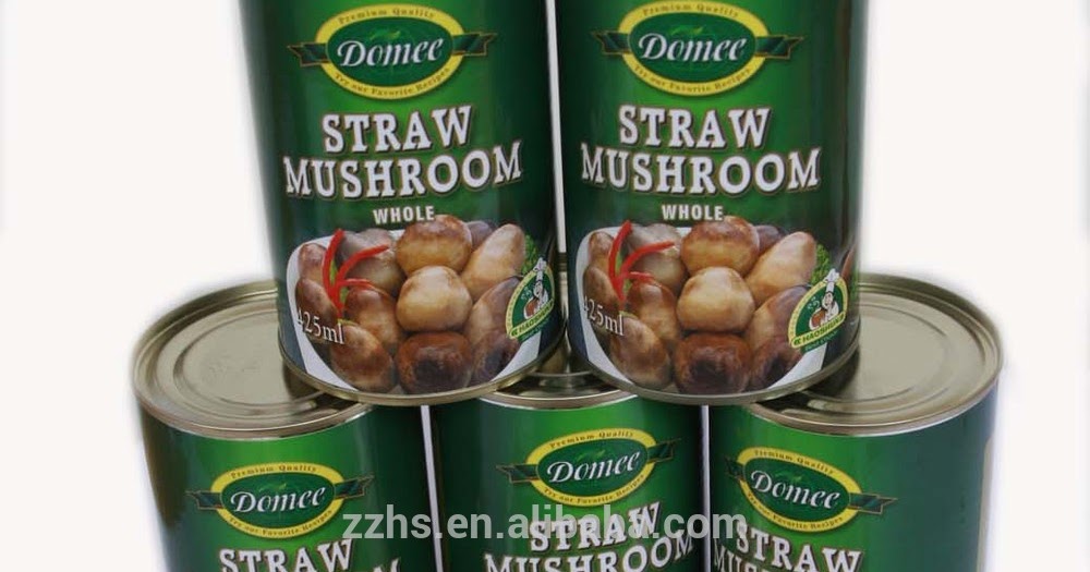 Canned Straw Mushroom